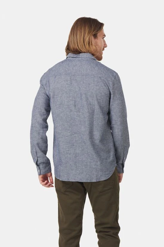 Tentree M Hemp Button Front Shirt 2 Tentree M Hemp Button Front Shirt - Afbeelding 2