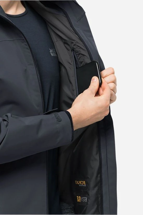 Jack Wolfskin Besler 2L Hardshell Jas 5 Jack Wolfskin Besler 2L Hardshell Jas - Afbeelding 5